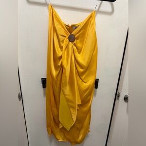 Andrea Iyamah Sunlit Yellow Dress